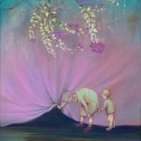 許旆誠  生如夏花  油畫  壓克力  畫布 100x80cm  2019