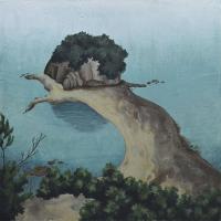 The Angle-Land_31x31cm_壓克力、石粉、畫布_2018