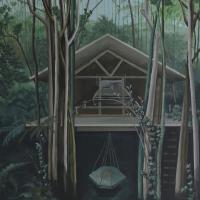 築夢_53x45.5cm__壓克力、石粉、畫布_2018