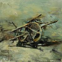 陳傑強  以後  65×65cm  2018oil on canvas