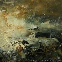陳傑強  向遠  45×45cm  2018 oil on canvas