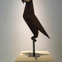 許廷瑞 摺紙系列列-鷹 銹鐵 AP版 77x30x33 cm 2016