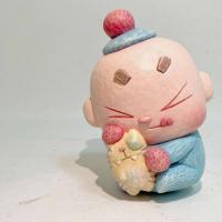 簡志剛  東方童話系列  單一陶土雕塑 15x15x15cm 2020