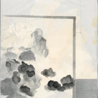 陳芷若 缺失的部分 松煙墨 傳統水墨顏料 水墨用紙85x77cm 2015