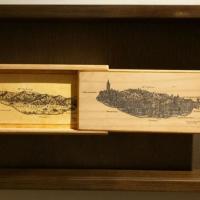 霍凱盛 1622.3 針筆 木盒 Canson 紙本 12x25x6 cm 2018           
