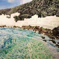 洪天宇 豐饒海岸 壓克力彩 水墨 宣紙 鋁板 66x92 cm 2016