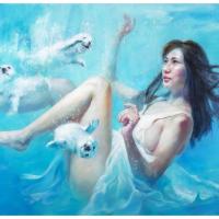 尤瑋毅 「游」戲人間-36 油彩 畫布 130x162 cm (100F) 2016