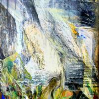 謝牧岐  山脈寫生033 砂卡礑  壓克力顏料.畫布 116.5×91.0 cm  2016