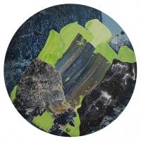 謝牧岐  山脈寫生031  壓克力顏料.畫布  40x40cm2016