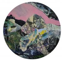 謝牧岐  山脈寫生032   壓克力顏料.畫布   60x60cm 2016