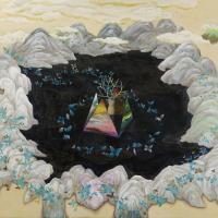 許旆誠  黑水渡  壓克力  油畫  130x162cm  2014