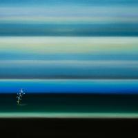 陳建大明 悠然-24 油彩 畫布 60x120 cm 2016