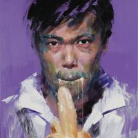 尤瑋毅  彩虹系列4    油彩  畫布 91×72.5cm  2008 
