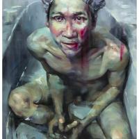 尤瑋毅 「游」戲人間- 19  油彩 畫布  116.5x91 cm 2015