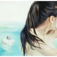尤瑋毅 游戲人間-2  油彩 畫布  60.5x91 cm  2014