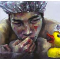尤瑋毅 「游」戲人間-20  油彩 畫布 72.5x60.5 cm 2015