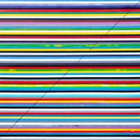 李政勳 70 rectangles 壓克力彩 木板 70x70 cm 2014