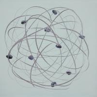林萬士 思念 油彩 壓克力 畫布 100x100 cm 2011