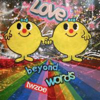 徐主音 Love Beyond Words 壓克力顏料 噴漆 畫布 70x70 cm 2019 