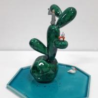 葉怡利 景物—把酒問青天 陶瓷 塑膠積木 單一版次 24x19x22(H) cm 2020