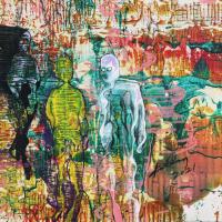 黃國良 聚集 2# Cluster 2# 壓克力 麻布 