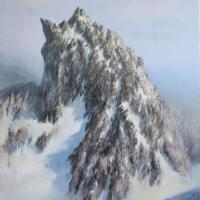 王智斌 逆境 油彩 畫布 