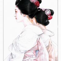 黃模春   藝伎  