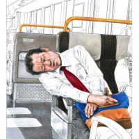 黃模春   下班歸途  