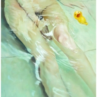 尤瑋毅 「游」戲人間-13  油彩 畫布 116.5×72.5cm 2015