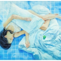 尤瑋毅 「游」戲人間-21  油彩 木板  畫布 130x162 cm 2015