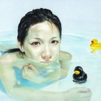 尤瑋毅  游戲人間-3  油彩 畫布 72.5x91 cm 2014